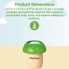 image:imagePlanToys Yellow Wooden Mushroom Kaleidoscope  Montessori Visual Exploration Toy for Sensory Play and Creative Thinking  Eco Friendly Wooden Toy for Imaginative and Outdoor PlayGreen
