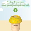 image:imagePlanToys Yellow Wooden Mushroom Kaleidoscope  Montessori Visual Exploration Toy for Sensory Play and Creative Thinking  Eco Friendly Wooden Toy for Imaginative and Outdoor PlayYellow