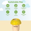 image:imagePlanToys Yellow Wooden Mushroom Kaleidoscope  Montessori Visual Exploration Toy for Sensory Play and Creative Thinking  Eco Friendly Wooden Toy for Imaginative and Outdoor PlayYellow