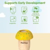 image:imagePlanToys Yellow Wooden Mushroom Kaleidoscope  Montessori Visual Exploration Toy for Sensory Play and Creative Thinking  Eco Friendly Wooden Toy for Imaginative and Outdoor PlayYellow