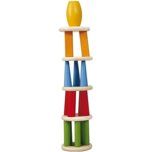 image:imagePlanToys Plan Preschool Tower Tumbling Game and Puzzle
