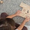 image:imagePlanToys 10 Piece Hollow Wooden Building and Construction Block Set 5509  Sustainably Made from Rubberwood and NonToxic Paints and Dyes  PlanNatural Classic Wooden Toy Collection