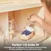 image:imagePlanToys Girl Wooden Dollhouse Figurine Poseable 112 Scale 4Inch Doll  daughter character doll house people accessories bendable arms kids pretend play storytelling learning gift ages 3Grand Mother  Medium Skin Tone
