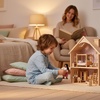 image:imagePlanToys Girl Wooden Dollhouse Figurine Poseable 112 Scale 4Inch Doll  daughter character doll house people accessories bendable arms kids pretend play storytelling learning gift ages 3Hispanic Mom