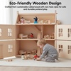 image:imagePlanToys Girl Wooden Dollhouse Figurine Poseable 112 Scale 4Inch Doll  daughter character doll house people accessories bendable arms kids pretend play storytelling learning gift ages 3Doll Family 7417