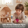 image:imagePlanToys Girl Wooden Dollhouse Figurine Poseable 112 Scale 4Inch Doll  daughter character doll house people accessories bendable arms kids pretend play storytelling learning gift ages 3Hispanic Girl