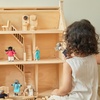 image:imagePlanToys Girl Wooden Dollhouse Figurine Poseable 112 Scale 4Inch Doll  daughter character doll house people accessories bendable arms kids pretend play storytelling learning gift ages 3Grand Mother  Medium Skin Tone