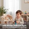 image:imagePlanToys Girl Wooden Dollhouse Figurine Poseable 112 Scale 4Inch Doll  daughter character doll house people accessories bendable arms kids pretend play storytelling learning gift ages 3Asian Dad