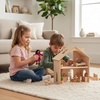 image:imagePlanToys Girl Wooden Dollhouse Figurine Poseable 112 Scale 4Inch Doll  daughter character doll house people accessories bendable arms kids pretend play storytelling learning gift ages 3Hispanic Girl