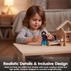 image:imagePlanToys Girl Wooden Dollhouse Figurine Poseable 112 Scale 4Inch Doll  daughter character doll house people accessories bendable arms kids pretend play storytelling learning gift ages 3Asian Dad