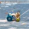 image:imagePlanToys Hopping Rabbit Pull Toy  Sustainably Made from Rubberwood Featuring OrganicPigment Coloring and WaterBased Dyes with Hopping Action when Pulled