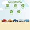 image:imagePlanToys Mini Car Set Wooden Montessori Vehicle Set  Early Movement Imagination and Practical Life Exploration  Eco Friendly Mini Car Set for Indoor and Outdoor Play