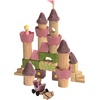 image:imagePlanToys Princess Building Blocks Set Fairy Tale Castle Baby Toys  SustainablyMade Green Toys Stackable Wooden Blocks