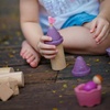 image:imagePlanToys Princess Building Blocks Set Fairy Tale Castle Baby Toys  SustainablyMade Green Toys Stackable Wooden Blocks