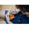 image:imagePlanToys Wooden Alien in a Spaceship Spinning Top 5195  Sustainably Made from Rubberwood and NonToxic Paints and Dyes