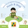image:imagePlanToys Wooden Punch amp Drop Pounding Bench 9424  Sustainably Made from Rubberwood and NonToxic Paints and Dyes