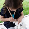 image:imagePlanToys Wooden Veterinary Play Set for Kids Stethoscope Syringe amp Cone  thermometer carry bag vet play set girls boys pretend animal care imaginative role social gift preschool learning fun