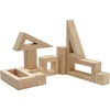 image:imagePlanToys 10 Piece Hollow Wooden Building and Construction Block Set 5509  Sustainably Made from Rubberwood and NonToxic Paints and Dyes  PlanNatural Classic Wooden Toy Collection