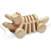 image:imagePlanToys Dancing Alligator Push amp Pull Toy  Sustainably Made from Rubberwood Makes ClickClack Sounds and Dancing Movements When Pulled Natural