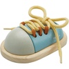image:imagePlanToys Wooden Shoe Tying Practice Toy for Kids  Montessori Lacing Activity for Toddlers amp Preschool  Learn to Tie Shoelaces  TravelFriendly Educational Toy