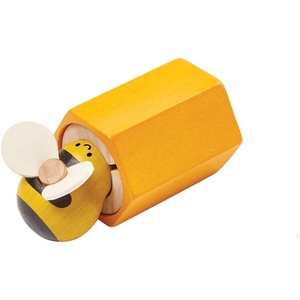 image:imagePlanToys Wooden Buzz Bee Educational Toy 5386  Sustainably Made from Rubberwood and NonToxic Paints and Dyes