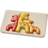 image:imagePlanToys Dog Mom and Baby Puppies Family Puzzle 4636  Sustainably Made from Rubberwood and NonToxic Paints and Dyes  EcoFriendly PlanWoodMulticoloured  Giraffes
