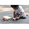 image:imagePlanToys Dog Mom and Baby Puppies Family Puzzle 4636  Sustainably Made from Rubberwood and NonToxic Paints and Dyes  EcoFriendly PlanWoodMultiple  Dogs