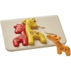 image:imagePlanToys Dog Mom and Baby Puppies Family Puzzle 4636  Sustainably Made from Rubberwood and NonToxic Paints and Dyes  EcoFriendly PlanWoodMulticoloured  Giraffes