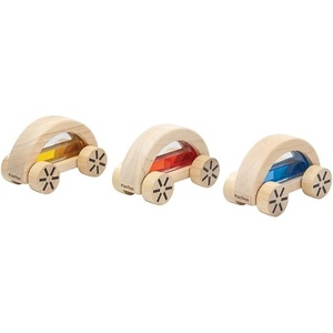 image:imagePlanToys Wooden Cars Filled with Colorful Water Wautomobile Push amp Pull Toy 5449  Sustainably Made from Rubberwood and NonToxic Paints and Dyes