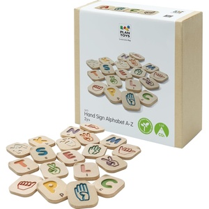 image:imagePlanToys Wooden Hand Sign Alphabet Learning Set Montessori ABC Kids Toy  hand sign letters wooden alphabet learning set montessori ABC letter recognition sign language sensory play kids toyHand Sign Alphabet Az