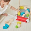 image:imagePlanToys Wooden Baby Walker  Montessori Push Toy for First Steps amp BalanceBlocks