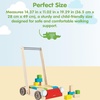 image:imagePlanToys Wooden Baby Walker  Montessori Push Toy for First Steps amp BalanceBlocks