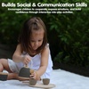 image:imagePlanToys Wooden Classic Tea Set for Montessori Inspired Pretend Play  Social Interaction Communication and Imaginative Role Play  Eco Friendly Wooden Tea Time Set for Creative LearningClassic Tea