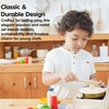 image:imagePlanToys Wooden Classic Tea Set for Montessori Inspired Pretend Play  Social Interaction Communication and Imaginative Role Play  Eco Friendly Wooden Tea Time Set for Creative LearningCooking Utensils
