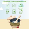 image:imagePlanToys Wooden Classic Tea Set for Montessori Inspired Pretend Play  Social Interaction Communication and Imaginative Role Play  Eco Friendly Wooden Tea Time Set for Creative LearningCookery Set