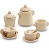 image:imagePlanToys Wooden Classic Tea Set for Montessori Inspired Pretend Play  Social Interaction Communication and Imaginative Role Play  Eco Friendly Wooden Tea Time Set for Creative LearningTea