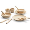 image:imagePlanToys Wooden Classic Tea Set for Montessori Inspired Pretend Play  Social Interaction Communication and Imaginative Role Play  Eco Friendly Wooden Tea Time Set for Creative LearningTableware