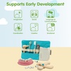 image:imagePlanToys Wooden Pretend Play Doctor Set for Kids with Stethoscope amp SyringeDentist
