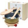 image:imagePlanToys Wooden Classic Tea Set for Montessori Inspired Pretend Play  Social Interaction Communication and Imaginative Role Play  Eco Friendly Wooden Tea Time Set for Creative LearningCookery Set