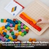image:imagePlanToys 100 Counting Cubes Wooden Montessori Math amp Sorting Set for Kids100 Counting Cubes