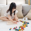 image:imagePlanToys 100 Counting Cubes Wooden Montessori Math amp Sorting Set for Kids100 Counting Cubes