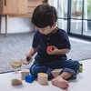 image:imagePlanToys 100 Counting Cubes Wooden Montessori Math amp Sorting Set for KidsGeo Matching Blocks