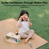 image:imagePlanToys Wooden Little Tool Bench Montessori Construction Kids STEM ToyLittle Tool Bench