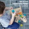 image:imagePlanToys Wooden Little Tool Bench Montessori Construction Kids STEM ToyRobot Toolbox