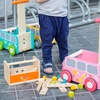 image:imagePlanToys Wooden Little Tool Bench Montessori Construction Kids STEM ToyRobot Toolbox