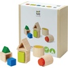 image:imagePlanToys 100 Counting Cubes Wooden Montessori Math amp Sorting Set for KidsGeo Matching Blocks