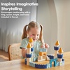 image:imagePlanToys Castle Blocks Wooden Montessori Building amp Imaginative Kids PlayCastle Blocks