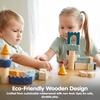 image:imagePlanToys Castle Blocks Wooden Montessori Building amp Imaginative Kids PlayCastle Blocks