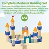 image:imagePlanToys Castle Blocks Wooden Montessori Building amp Imaginative Kids PlayCastle Blocks