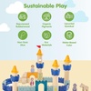 image:imagePlanToys Castle Blocks Wooden Montessori Building amp Imaginative Kids PlayCastle Blocks